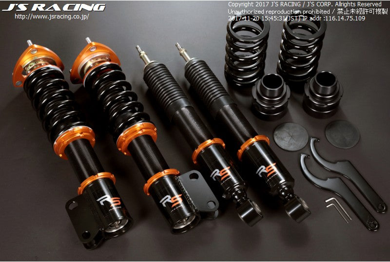 Js Racing - Black Series Damper RS Coilover Kit - Honda Civic Type R FD2R - RZCrewEurope