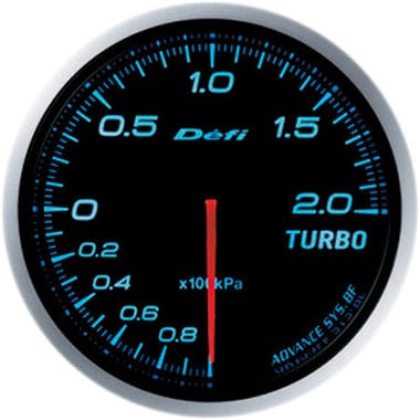 Defi Blue Advance BF Boost Gauge - 60mm - 2 Bar-DF09903 - RZCrewGarage