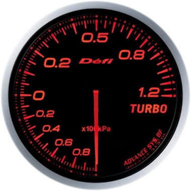 Defi Amber Advance BF Boost Gauge - 60mm - 1.2 Bar-DF10002 - RZCrewGarage
