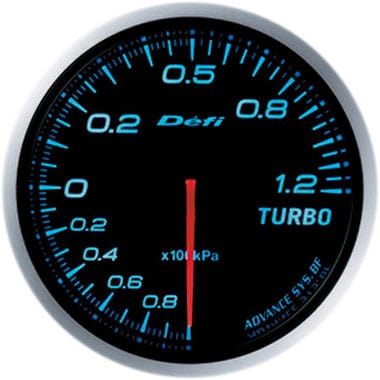 Defi Blue Advance BF Boost Gauge - 60mm - 1.2 Bar-DF10003 - RZCrewGarage
