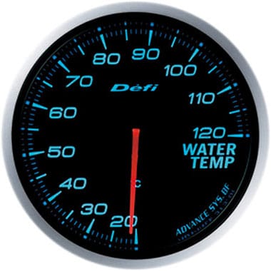 Defi Blue Advance BF Water Temperature Gauge - 60mm - 20-120C-DF10503 - RZCrewGarage