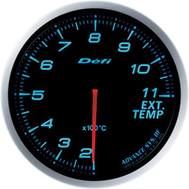 Defi Blue Advance BF Exhaust Gas Temperature Gauge - 60mm - 200-1100C-DF10603 - RZCrewGarage