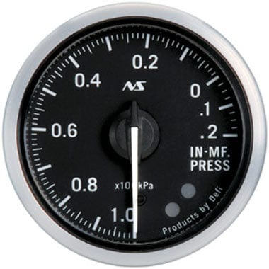 Defi Green,Amber Advance RS Vacuum Gauge - 52mm - 20kPa-DF13601 - RZCrewGarage