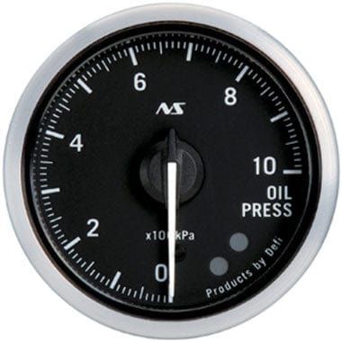 Defi Green,Amber Advance RS Oil Pressure Gauge - 52mm - 10 Bar-DF13701 - RZCrewGarage