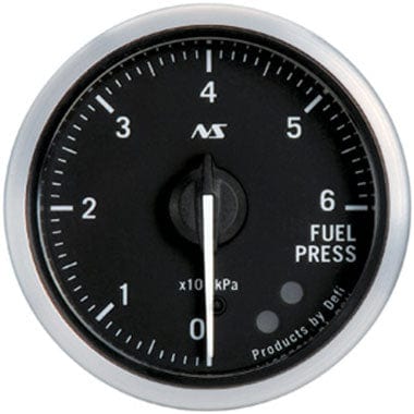 Defi Green,Amber Advance RS Fuel Pressure Gauge - 52mm - 6 Bar-DF13801 - RZCrewGarage