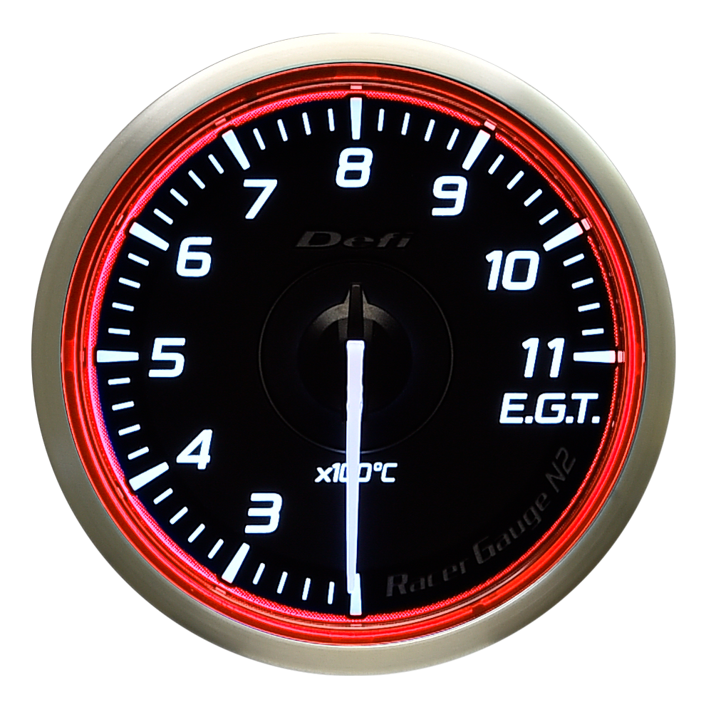 Defi Red Racer N2 Exhaust Gas Temperature Gauge - 60mm - 200-1,100C - RZCrewEurope