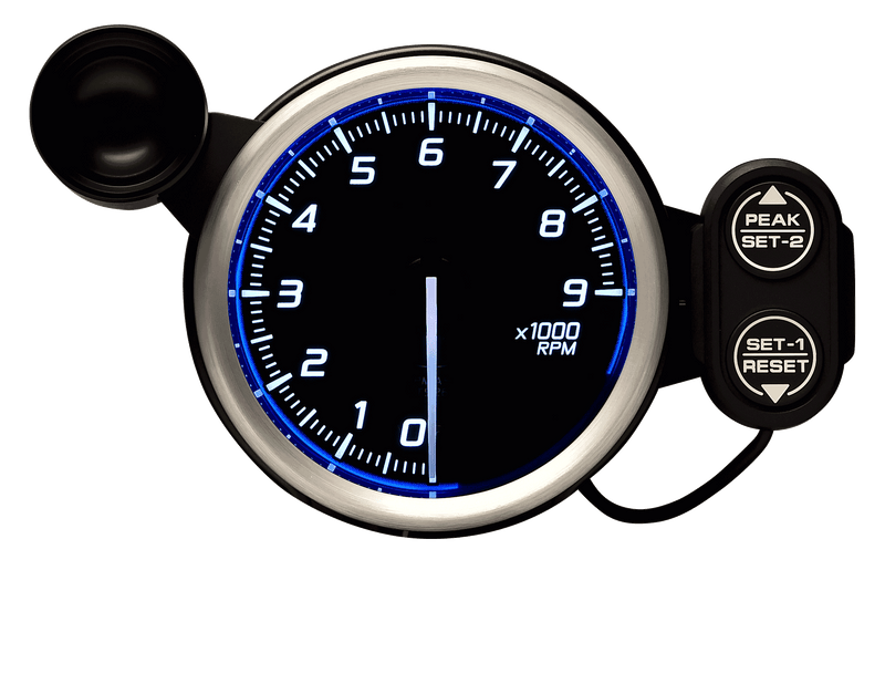 Defi Blue Racer N2 RPM Gauge - 80mm - 9000 Rpm - RZCrewEurope