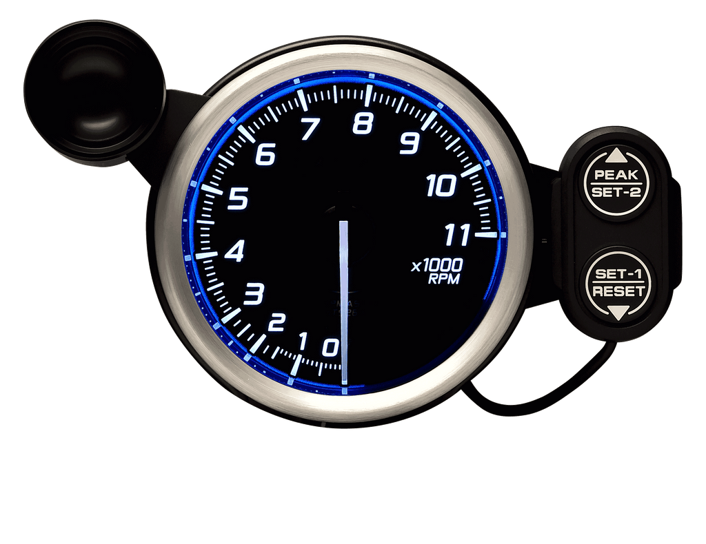 Defi Blue Racer N2 RPM Gauge - 80mm - 11000 Rpm - RZCrewEurope