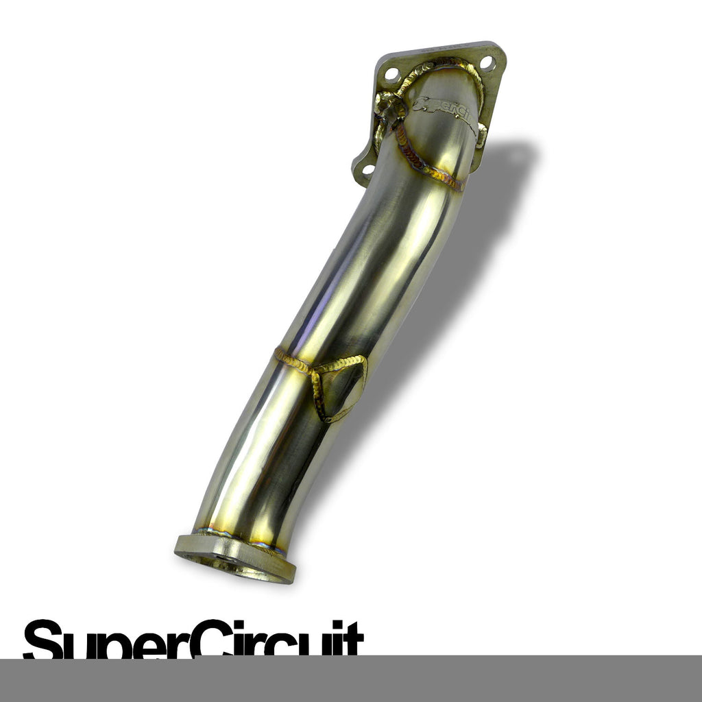 Rzcrew Garage - 3" Super Circuit Down Pipe - Mitsubishi - Lancer Evolution CT9A Evo 7/8/9 - CT9A Evo 7/8/9 - DP-MITEVO7-S002
