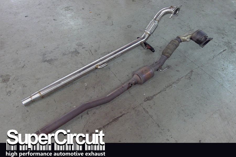 Rzcrew Garage - 3" Super Circuit Down Pipe - Volkswagen - Golf 5 GTI, GTX 1k(G5)(Gti) - 1k(G5)(Gti) - DP-VWG5GTI-S002