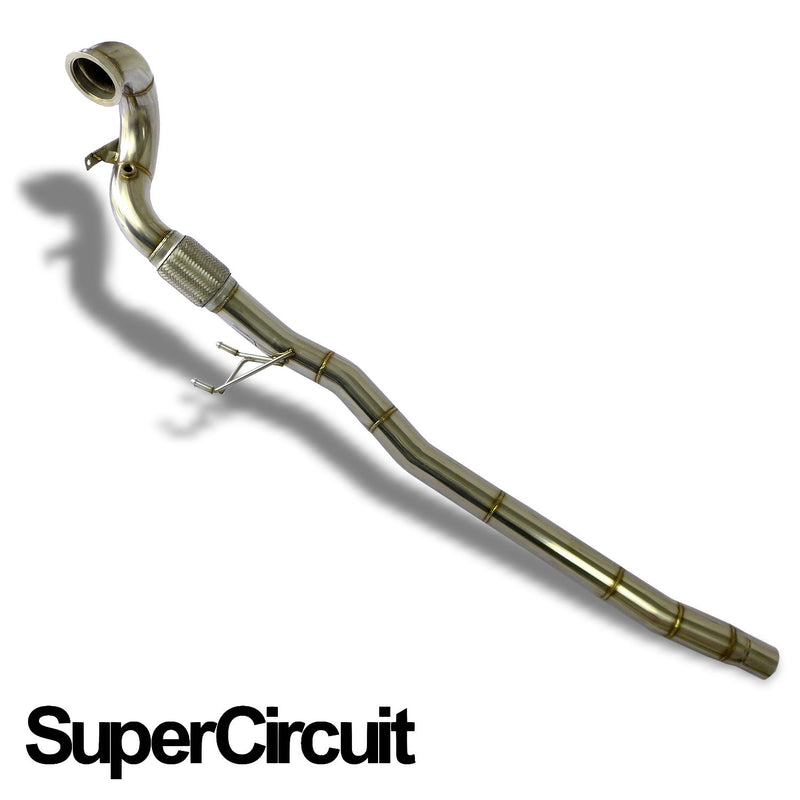 Rzcrew Garage - (R Version Only) 3.0" Super Circuit Down Pipe - Volkswagen - Golf 7 Gti 5G(G7)(Gti) - 5G(G7)(Gti) - DP-VWG7R-S001