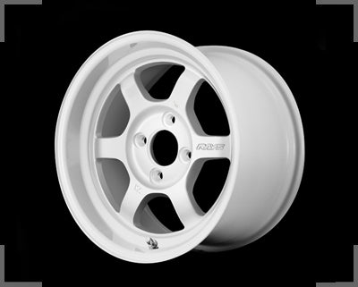 Rays Volk Racing TE37V 2324 Model - 14x8J - 4x114.3 - ET: 0 (Dash White)