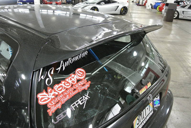 Car Craft BOON Osaka JDM - FRP Rear Wing - Honda - Civic EG Hatchback - Default Title E004 - Rzcrew Garage