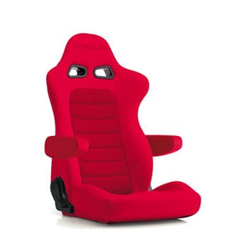 Bride Euroster II Cruz Reclinable Seat - Frp - Red-E54BBN - Rzcrewgarage