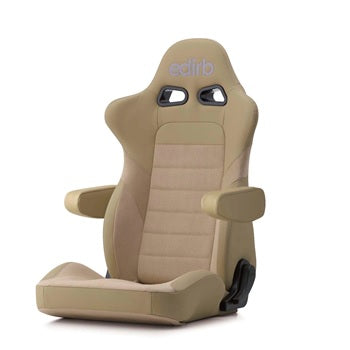 Edirb 054 Ultra Suede Reclinable Seat - Frp - Beige-E54QNM - Rzcrewgarage