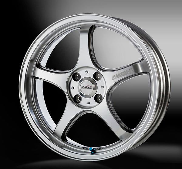 5zigen FN01R-C Alpha - 17x5.5J - 4x100 - ET: 45 (Dark Silver Polish)