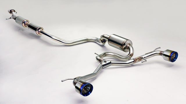 Ganador Vertex Sports Muffler with Center Pipe ( Burn Tail) Exhaust System - Suzuki - Swift Sport ZC33S - GDE-411ST