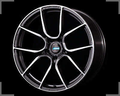 Rays Gram Lights Azure 57ANA - 19x9.5J - 5x114.3 - ET: 42/32/18 (Super Dark Gunmetal Diamond Cut)