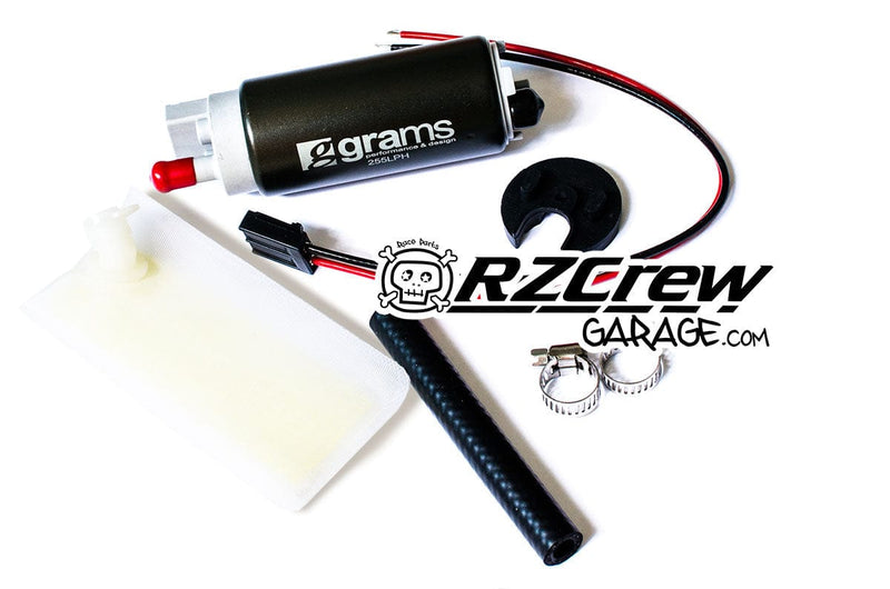 GRAMS - 265LPH - In tank FUEL PUMP KIT E85 Compatible-G51-99-0265 - Rzcrewgarage