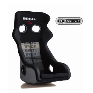 Bride Xero CS Fixed Bucket Seat - Frp - Grey Graduation-H02GMF - Rzcrewgarage