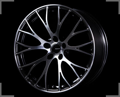 Rays Homura 2X10 RCF - 20x8.5J - 5x112 - ET: 38 (Rays Black Metal Cut DC)