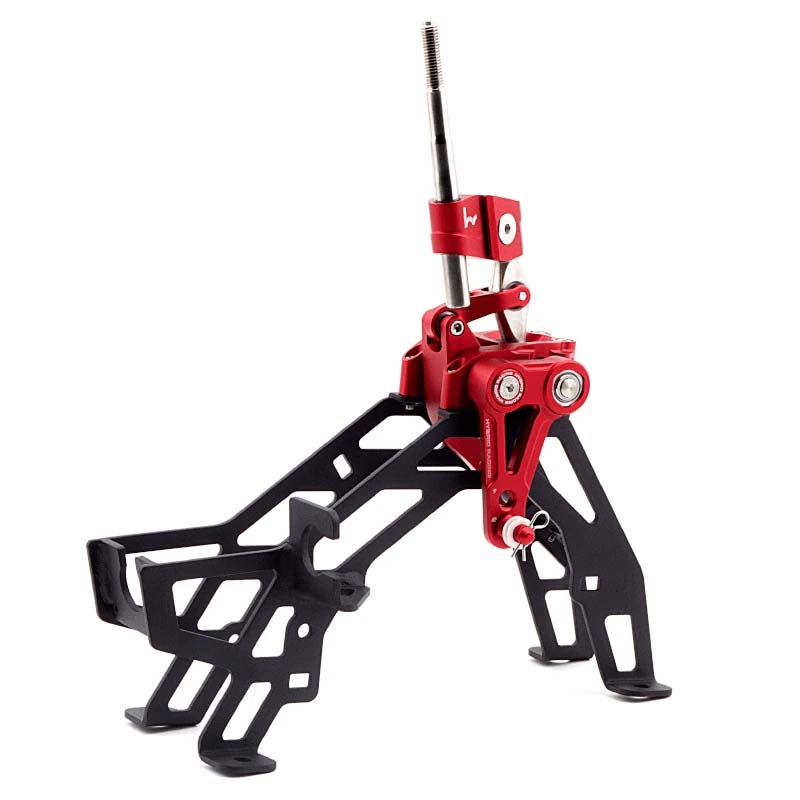 Hybrid Racing - Adjustable Short Shifter Assembly (Red) - Honda - FK8 - HYB-SAS-01-36 - Rzcrewgarage