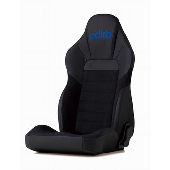 Edirb 110 Blue Stitching Reclinable Seat - Frp - Black-I10PCA - Rzcrewgarage
