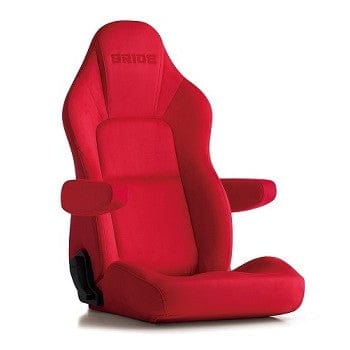 Bride Streams Cruz (Seat Heater) Reclinable Seat - Frp - Red-I35BBN - Rzcrewgarage