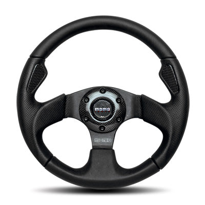Momo - Jet Steering Wheels - 3 Spokes Leather - Flat Dish-J-1 - RZCrewEurope