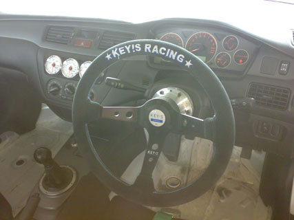 Key!s Racing - Deep Type Steering Wheels - 3 Spokes Suede - 90mm Deep Dish-KEYR-010-001 - Rzcrewgarage