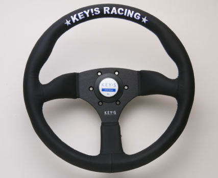 Key!s Racing - Semicone Steering Wheels - 3 Spokes Suede - 47mm Deep Dish-KEYR-010-006 - Rzcrewgarage