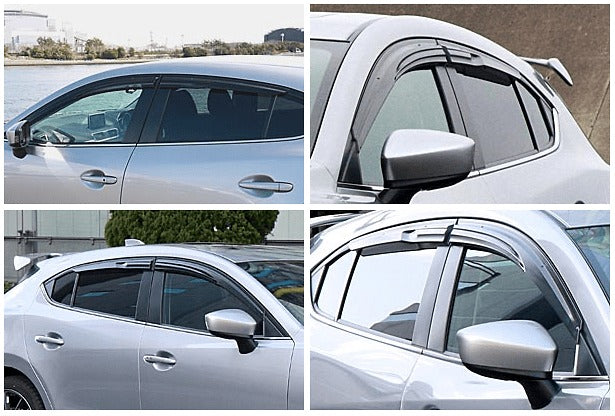 AutoExe - Sports Side Visor - Mazda - 3 Axela Sport BMEFS - MBM0400 - Rzcrew Garage