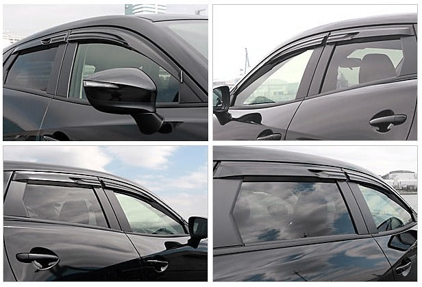 AutoExe - Sports Side Visor - Mazda - CX-3 DK5 - MDK0400 - Rzcrew Garage