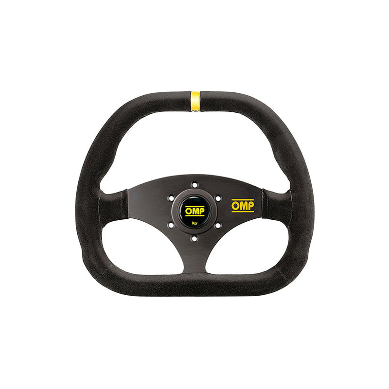 OMP - Kubik Steering Wheels - 310mm Flat Bottom - 3 Spokes Suede - OD/1985/NN - RZCrewEurope