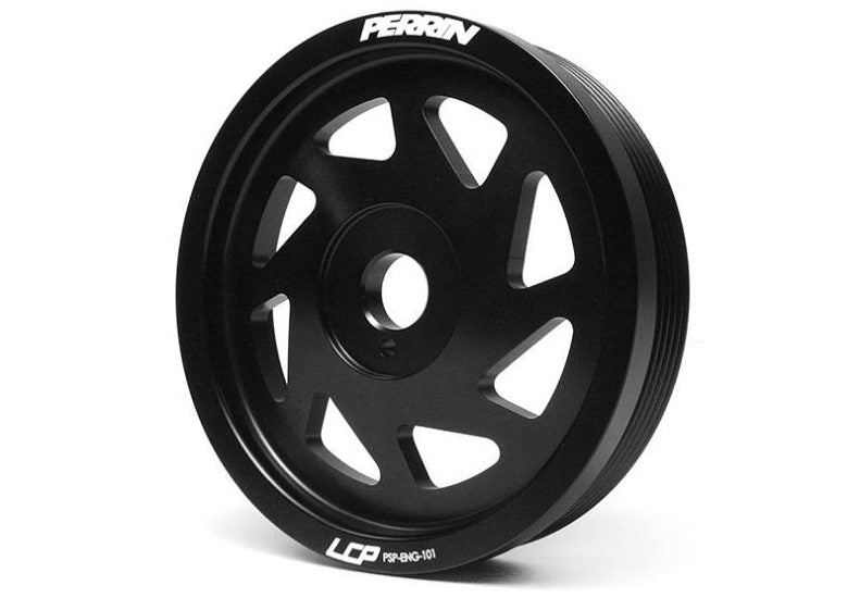 Perrin - Crank Pulley (Black) - Subaru - FA20D - PSP-ENG-101BK - PSP-ENG-101BK