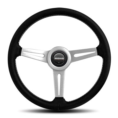 Momo - Retro Steering Wheels - 3 Spokes Leather - 43mm Dish-R-30 - RZCrewEurope