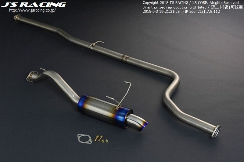 Js Racing R304 SUS exhaust system 60 RR - EK4 - R304-H4-60RR