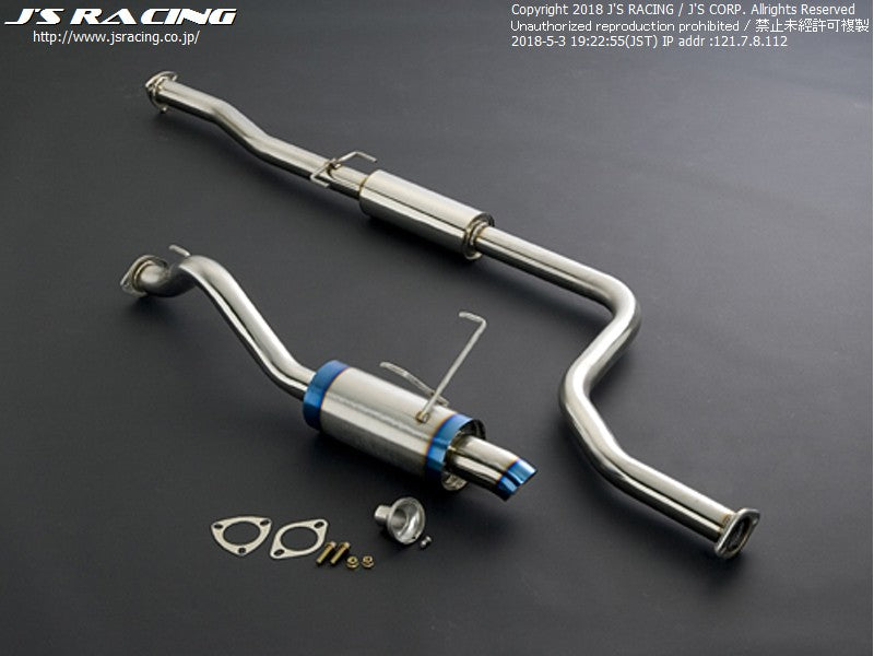Js Racing R304 SUS exhaust system 60 RS - EK4 - R304-H4-60RS