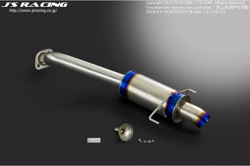 Js Racing R304 SUS Muffler 60 R - RN8 - R304-SM2M-60R
