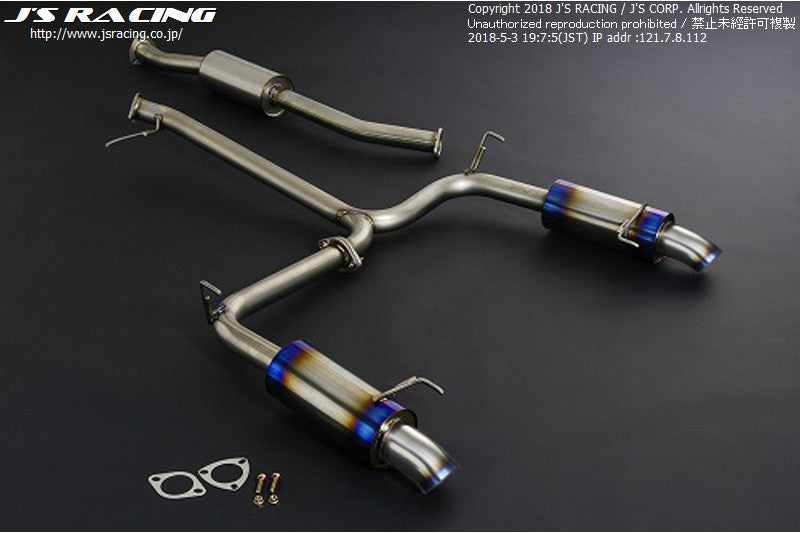 Js Racing R304 SUS Dual exhaust system 60 RSA - CL7/CL9 - R304W-E2-60RS