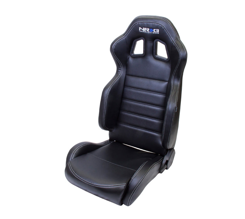 NRG RSC 208 Reclinable Seat (Pair) - Black-RSC-208 - Rzcrewgarage