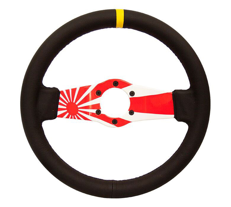 NRG Reinforced Steering Wheel 310mm Japanese Rising Sun NRG Reinforced Steering Wheel 310mm Japanese Rising Sun