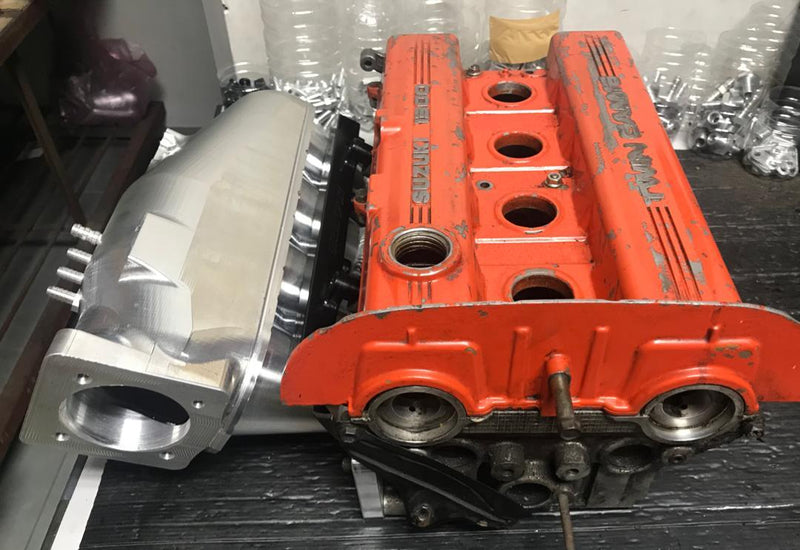 Rzcrew Racing -Billet Intake Manifold - Suzuki - Swift Cultus GTI AA34S