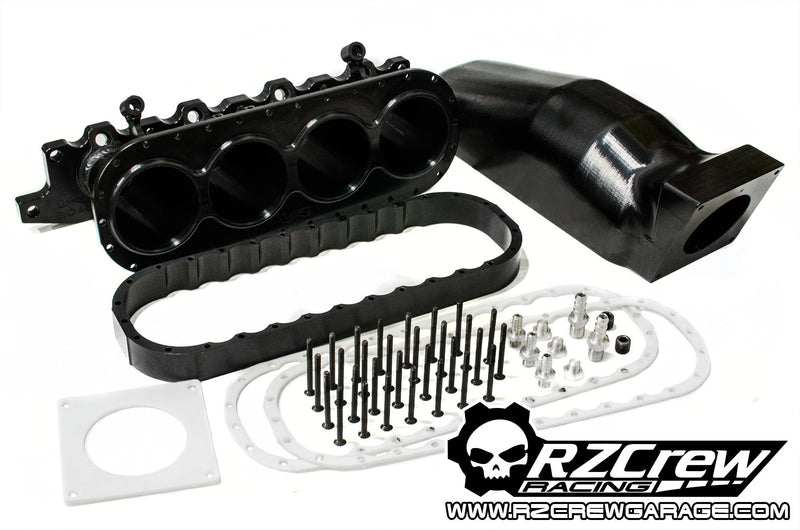Rzcrew Racing - Billet Airstream Intake Manifold - Mitsubishi - Lancer Evolution CP9A Evo 4/5/6 - HVAIR-M-EVO