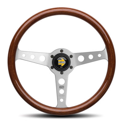 Momo - Indy Steering Wheels - 3 Spokes Wood - 40mm Dish-S-1 - RZCrewEurope