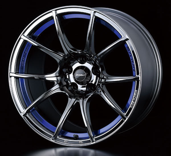 WedsSport SA-10R - 17x7.5J - 5x100 - ET: 48 (Blue Light Chrome) - 5x100 - SA-10R-1775510048-BLC