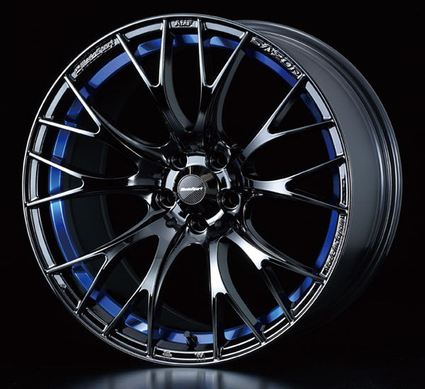 WedsSport SA-20R - 17x7.5J - 5x100 - ET: 48 (Blue Light Chrome II) - 5x100 - SA-20R-1775510048-BLCII