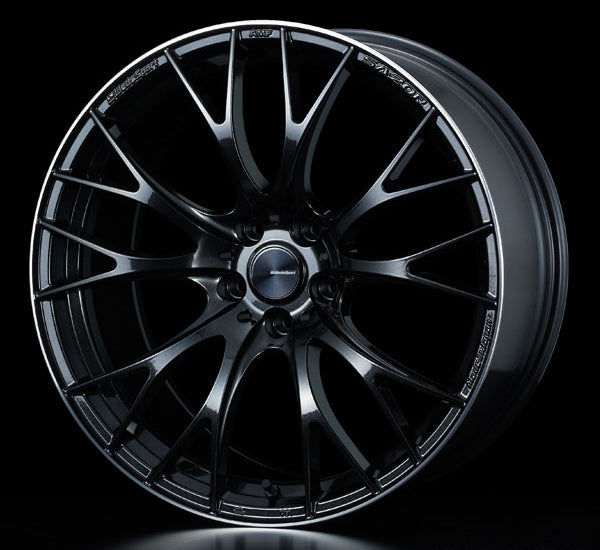 WedsSport SA-20R - 17x7.5J - 5x114.3 - ET: 45 (Metal Black F) - 5x114-3 - SA-20R-17755114345-METAL-BLACK