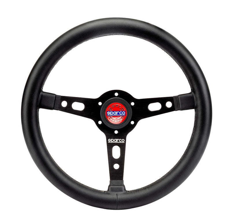 Sparco - Targa 350 Steering Wheels - 3 Spokes Leather - 39mm Deep Dish - RZCrewEurope