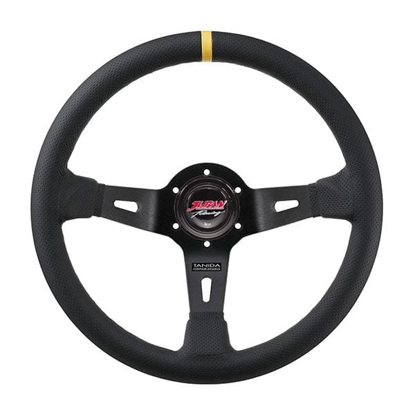 Juran - Sprint Steering Wheels - 3 Spokes Leather - 90mm Deep Dish-350664 - RZCrewGarage